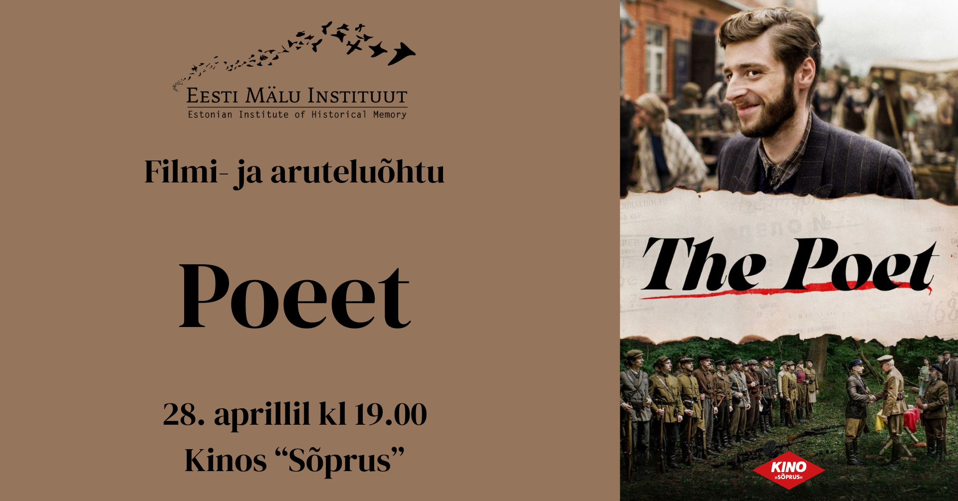 Filmi- ja aruteluõhtu: Poeet